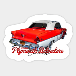 1955 Plymouth Belvedere Convertible Sticker